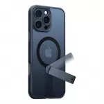 Torras Pstand Spin dėklas iPhone 16 Pro, juodas