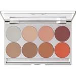 Kryolan Glamour Glow satino spindesio pudros paletė, 8 spalvos