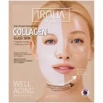 Hidrogelinė veido kaukė Iroha Nature Color Change Hydrogel Mask With Collagen MTIN50, su kolagenu, 34 g