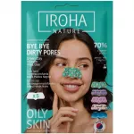 Valomosios nosies juostelės Iroha Nature Bye Bye Dirty Pores Cleansing Nose Strips SIN03, 5 vnt.
