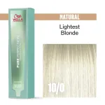 Wella Pure Perfection ilgalaikiai plaukų dažai be amoniako 10/0, 60 ml