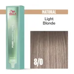 Wella Pure Perfection ilgalaikiai plaukų dažai be amoniako 8/0, 60 ml