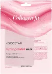 Veido kaukė KOCOSTAR Hydrogel Melt Mask Collagen Fit KOCO552, su augaliniu kolagenu, 25 ml