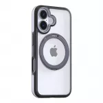 Torras Ostand R Fusion dėklas iPhone 16, juodas
