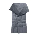 Blauberg BL-PK01 USB &scaron;ildoma antklodė ir pončas, pilka