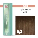 Wella Pure Perfection ilgalaikiai plaukų dažai be amoniako 5/3, 60 ml