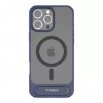 Torras Pstand Series dėklas iPhone 16 Pro, mėlynas