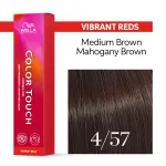 Wella Professionals COLOR TOUCH Vibrant Reds plaukų dažai, 60 ml &ndash; 4/57