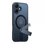 Torras Pstand Spin dėklas iPhone 16, juodas