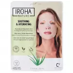 Veido kaukė Iroha Nature Soothing & Hydrating, MTIN02/MTIN17 su alaviju ir hialurono rūg&scaron;timi, 20 ml