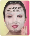 Hidrogelinė veido kaukė KOCOSTAR a.m. Sunday Hydrogel Collagen Mask KOCO098, 25 g
