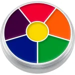 Kryolan Cream Color Circle UV kreminių dažų paletė, 6 spalvos, 30 g