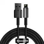 USB&ndash;Lightning laidas Baseus Tungsten Gold, 2,4 A, 2 m, juodas