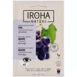 Paakių pagalvėlės Iroha Nature Anti-Age Grape Eye Patches PIN25, 1 pora, 8 ml