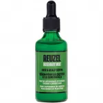 Serumas plaukams ir galvos odai REUZEL Rosemary Mint Hair & Scalp Serum REU133, su rozmarinų aliejumi, 50 ml