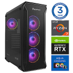 INTOP AQUA Ryzen 7 7700X 32GB DDR5 2TB SSD M.2 NVME+4TB RTX5070 12GB no-OS