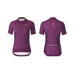 Dviratininko mar&scaron;kinėliai Rock Machine Trail Jersey SS WMN, purpurinė, XS