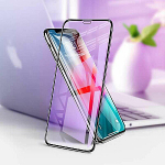 Devia Apple Van Anti-blue Ray Full Screen Tempered Glass iPhone XR (6.1) juodas (10vnt)