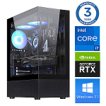 INTOP i7-12700F 16GB 1TB SSD M.2 NVME RTX5060Ti 8GB WIN11Pro