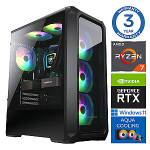 INTOP AQUA Ryzen 7 8700F 32GB DDR5 2TB SSD M.2 NVME RTX5060 8GB WIN11Pro