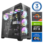 INTOP AQUA Ryzen 7 8700F 16GB DDR5 1TB SSD M.2 NVME+2TB RTX5060Ti 8GB no-OS