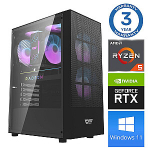 INTOP Ryzen 5 3600 32GB 500SSD M.2 NVME+2TB RTX3050 6GB WIN11