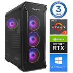 INTOP Ryzen 7 5700X 16GB 500SSD M.2 NVME+4TB RTX5060Ti 16GB WIN11Pro