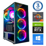 INTOP Ryzen 7 5700X 16GB 1TB SSD M.2 NVME+4TB RTX5050 8GB WIN11