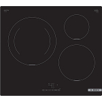 Bosch PUJ611BB5E Induction, Number of burners/cooking zones 3, TouchSelect Control, Timer, Black
