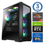 INTOP AQUA Ryzen 7 7700X 64GB DDR5 2TB SSD M.2 NVME RTX5060 8GB no-OS