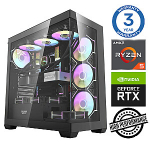 INTOP Ryzen 5 7500F 16GB DDR5 1TB SSD M.2 NVME+4TB RTX5060Ti 8GB no-OS
