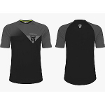 Dviratininko mar&scaron;kinėliai Rock Machine Trail Jersey SS, juoda/pilka, XL