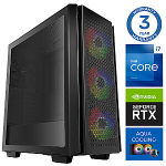 INTOP AQUA i7-14700F 32GB DDR5 1TB SSD M.2 NVME+4TB RTX3050 6GB no-OS