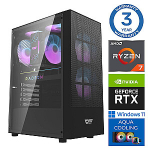 INTOP AQUA Ryzen 7 7700X 32GB DDR5 500SSD M.2 NVME+4TB RTX5060Ti 16GB WIN11