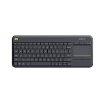 Tastatūra Logitech K400 Plus RF bevielė holandiečių juoda