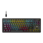 Corsair K70 CORE TKL | Tenkeyless mechaninė žaidimų klaviatūra | Laidinė | NA | Juoda | 0.973 g | MLX RED