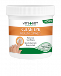 Vet's Best Clean Eye akių valymo servetėlės, 100 vnt