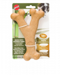 GimDog kumpio skonio bambukinis kaulas, 17.8 cm