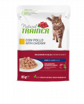 Natural Trainer Adult konservai katėms su vi&scaron;tiena, 12x85 g