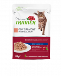 Natural Trainer Adult konservai katėms su la&scaron;i&scaron;a, 12x85 g