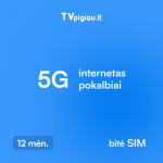 &bdquo;5G Neribotas B&ldquo; &ndash; 12 mėnesių planas su neribotu internetu ir skambučiais