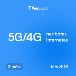 &bdquo;Home 5G 100&ldquo; &ndash; 3 mėnesių neribotas mobilus internetas su 5G/4G