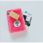 Rožinės pir&scaron;tinės rinkinys sausam dulkių valymui