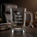 Alaus bokalas &bdquo;Boso [Vardas] diena&ldquo; &ndash; personalizuota dovana vir&scaron;ininkui su vardu