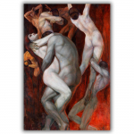 Reprodukcija &bdquo;Prakeiktieji&ldquo;, Arnold Fr&eacute;d&eacute;ric Rechberg, (1910)