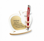 Pastatomas obuoliukas su tu&scaron;inuku &bdquo;Mokytoja, ačiū už gerumą&ldquo;