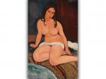 Reprodukcija &bdquo;Sėdinti nuoga moteris&ldquo;, Amedeo Modigliani (1917)