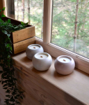 Betoninė sojų va&scaron;ko žvakė