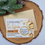 Netikras loterijos bilietas &bdquo;Linksmų Kalėdų&ldquo;