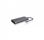 Raidsonic | 12-in-1 USB Type-C dock with PD 100W | BOX IB-DK4050-CPD | Dock | Ethernet LAN (RJ-45) ports 1 | VGA (D-Sub) ports quantity | DisplayPorts quantity | USB 3.0 (3.1 Gen 1) Type-C ports quantity 1 | USB 3.0 (3.1 Gen 1) ports quantity 2 | USB 2.0